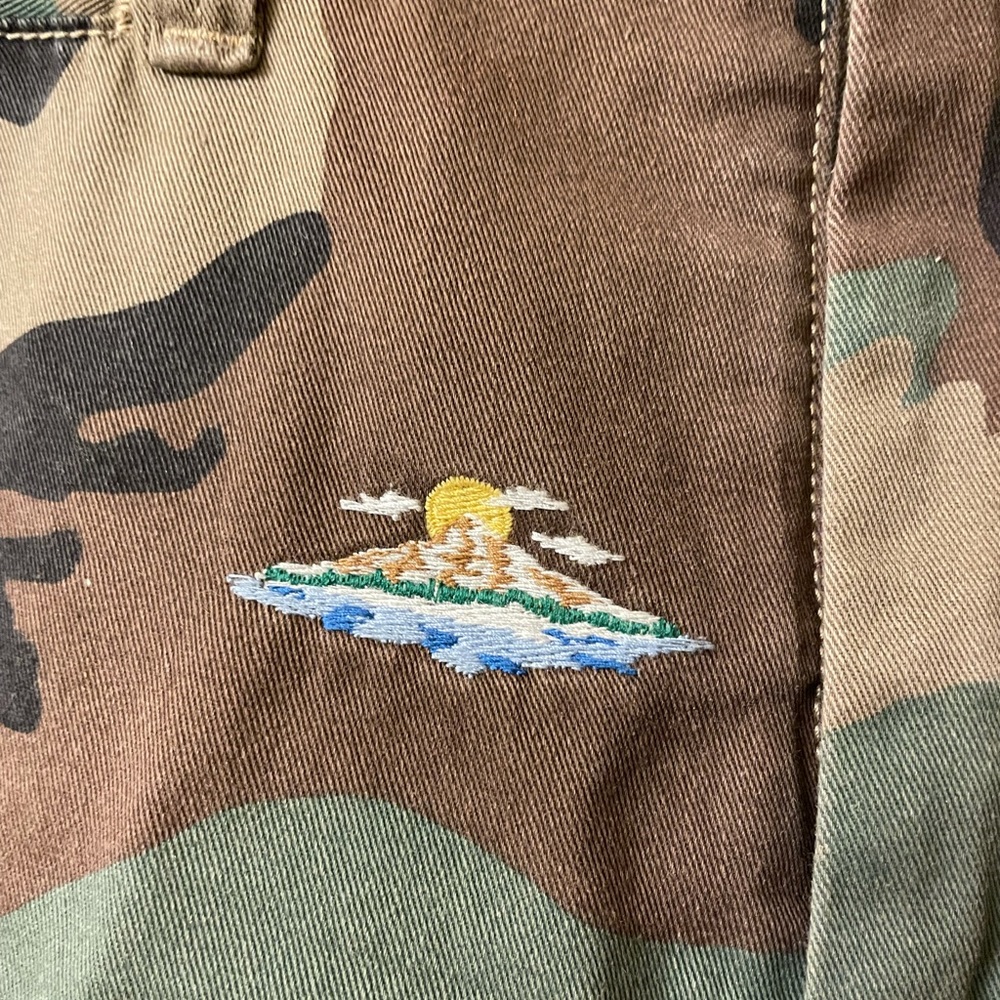 Polo Men’s shorts Camouflage Hawaiian Theme print - Picture 5 of 10